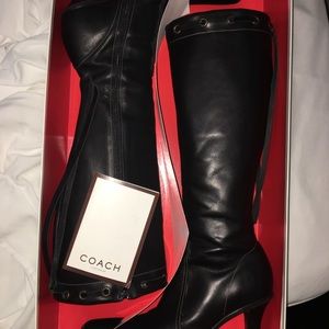 🎉CLEAR OUT SALE🎉 🦋 Coach Bella Calf Skin Boots